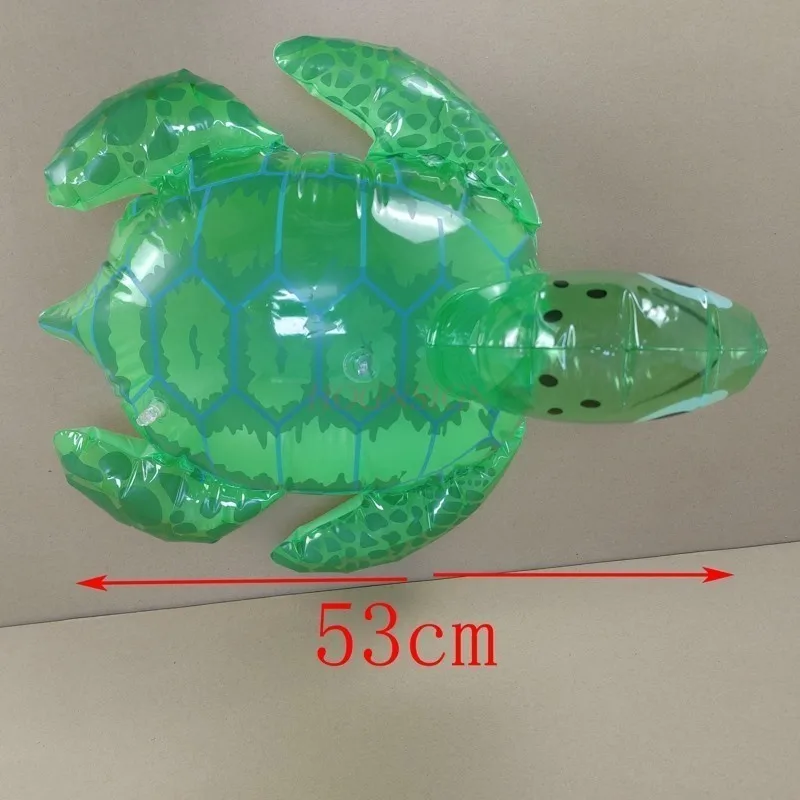 inflatable turtle New Children's Inflatable Duck with Flashing Light, Spring Rope, Frog with Rope, Turtle, PVC Children's Animal