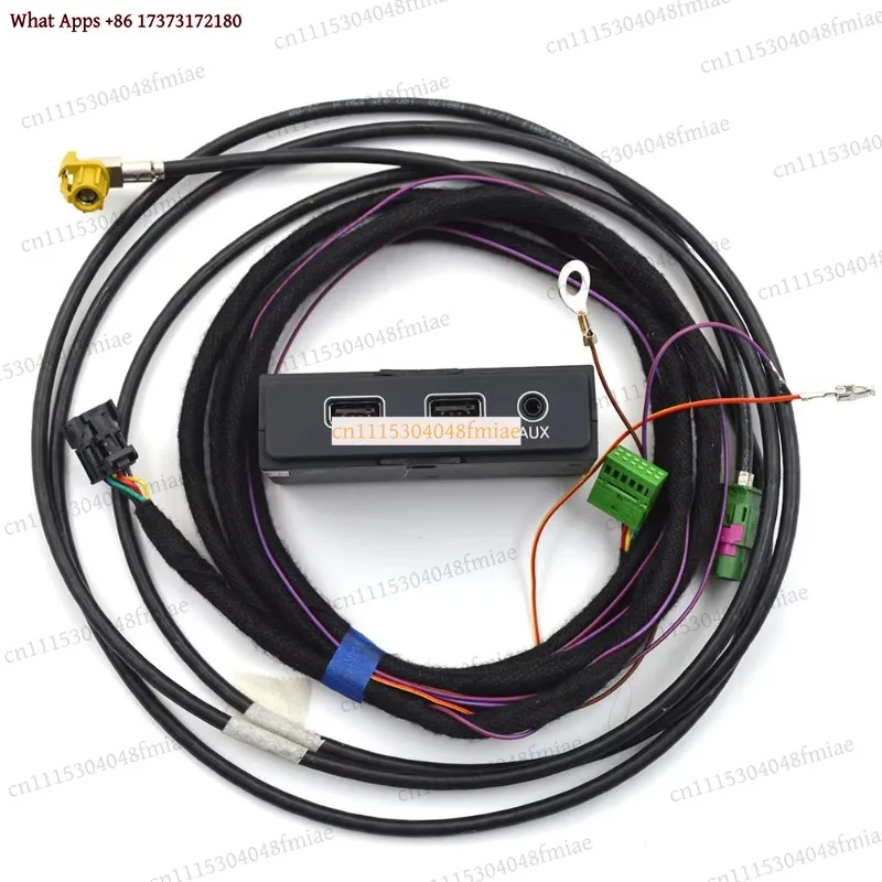 k3 CarPlay MDI USB Cable 8W0035736, AUX IN Wiring Harness Replacement for Audi A4 A5 Q5 B9 8W MIB 2