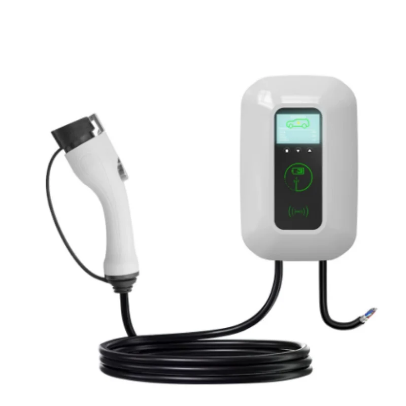 New Single-Port Wall-Mounted Charging Station, US Standard 11 kW with 5-inch Color Screen