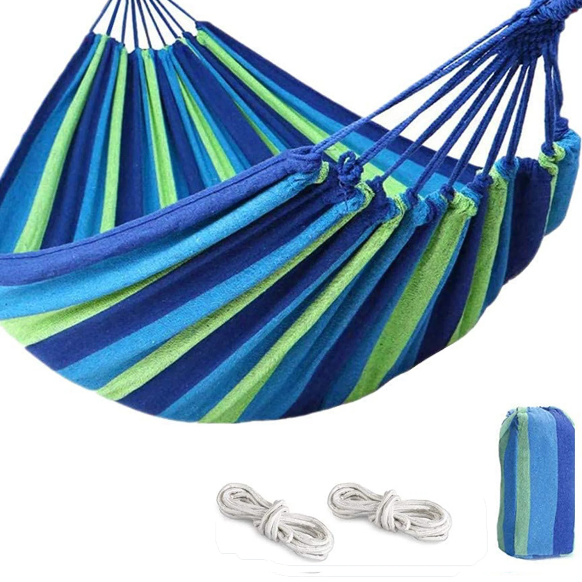 

Camping Hammock Garden Canvas Hammock Portable Indoor Outdoor Garden Deck Camping Gear Ultralight Hanging Tree Tent