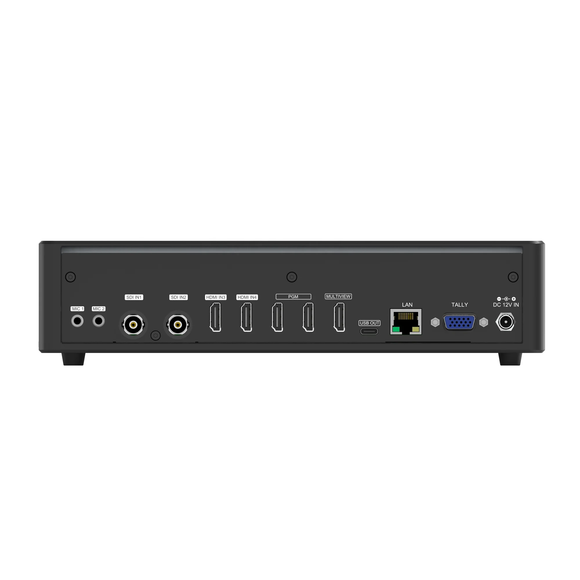 PVS0403U Portable 10.1 Inch FHD IPS LCD Monitor SDI HDMI Video Mixer Live Streaming Switcher