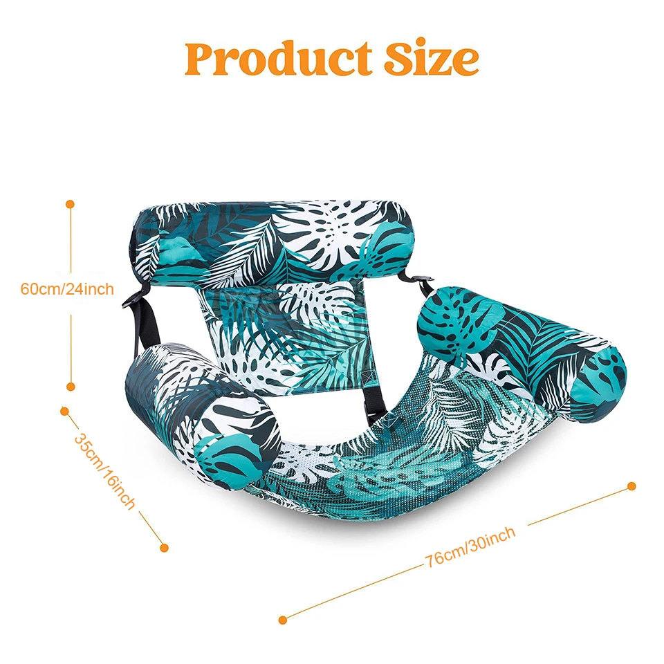 Aufblasbare Schwimmliegen für Erwachsene, Schwimmender Liegestuhl für den Pool, Party-Schwimmkissen für Sommer, Wasser, Strand, See FY-1 – Detail 2