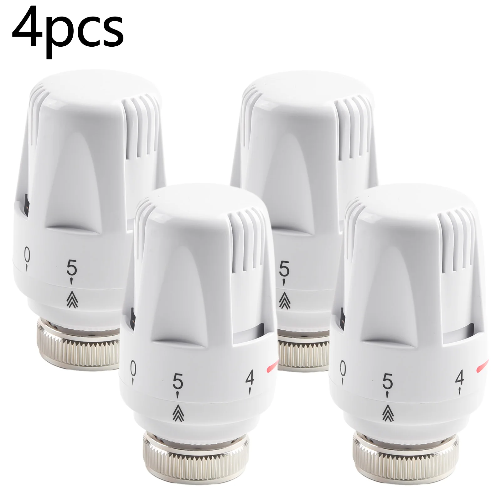 

4Pcs Thermostatic Head M30*1.5 Radiator Valve Heating Anti-Freeze Protection For Household Warming Equipment Accessories