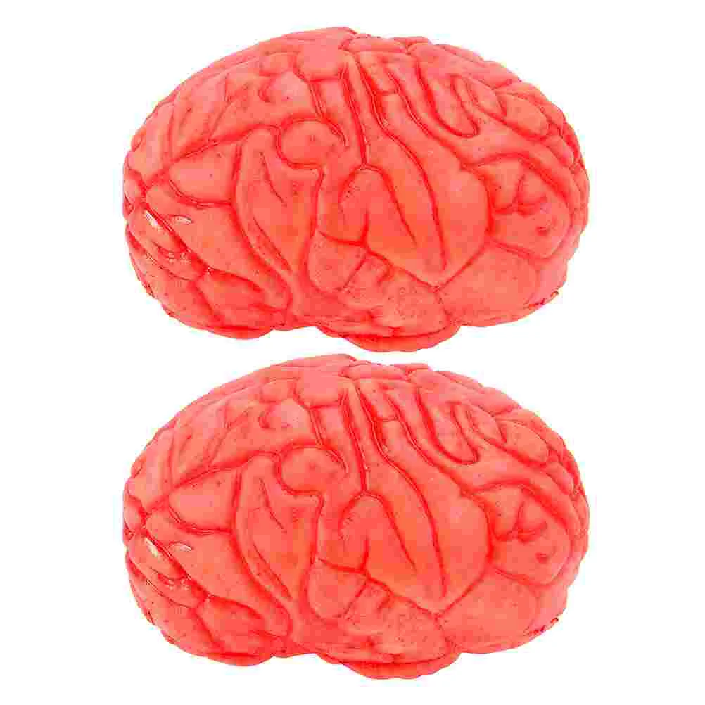 

2 Pcs Dummy Simulation of Human Organs Halloween Decor Props Haunted Parts Office