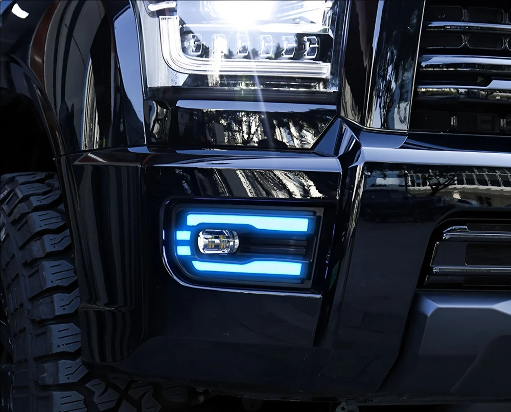 Front ‌LED Fog Lights For GWM Haval H5 MK2 2024 2025 2026 White / or Yellow 50W & 30W Dual Power Factory Replace LED DRL Bumper detail image 10