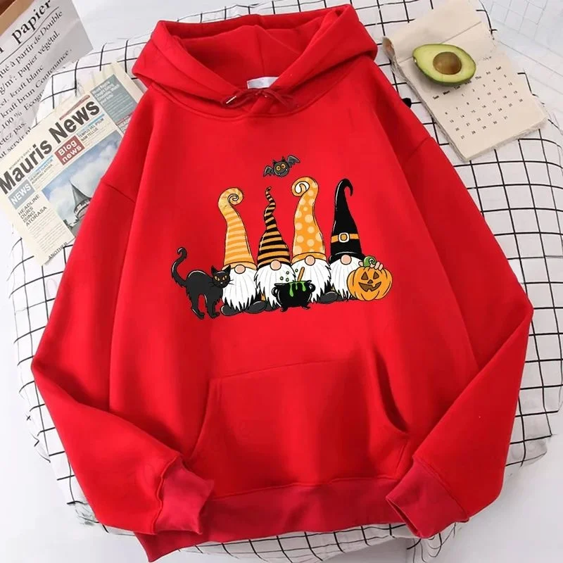 

Women's loween Pumpkin Witch Pullover Hoodie Cleanfit Sle A-Line Sve Linen Fabric Other Material 00% Ladies T-irt