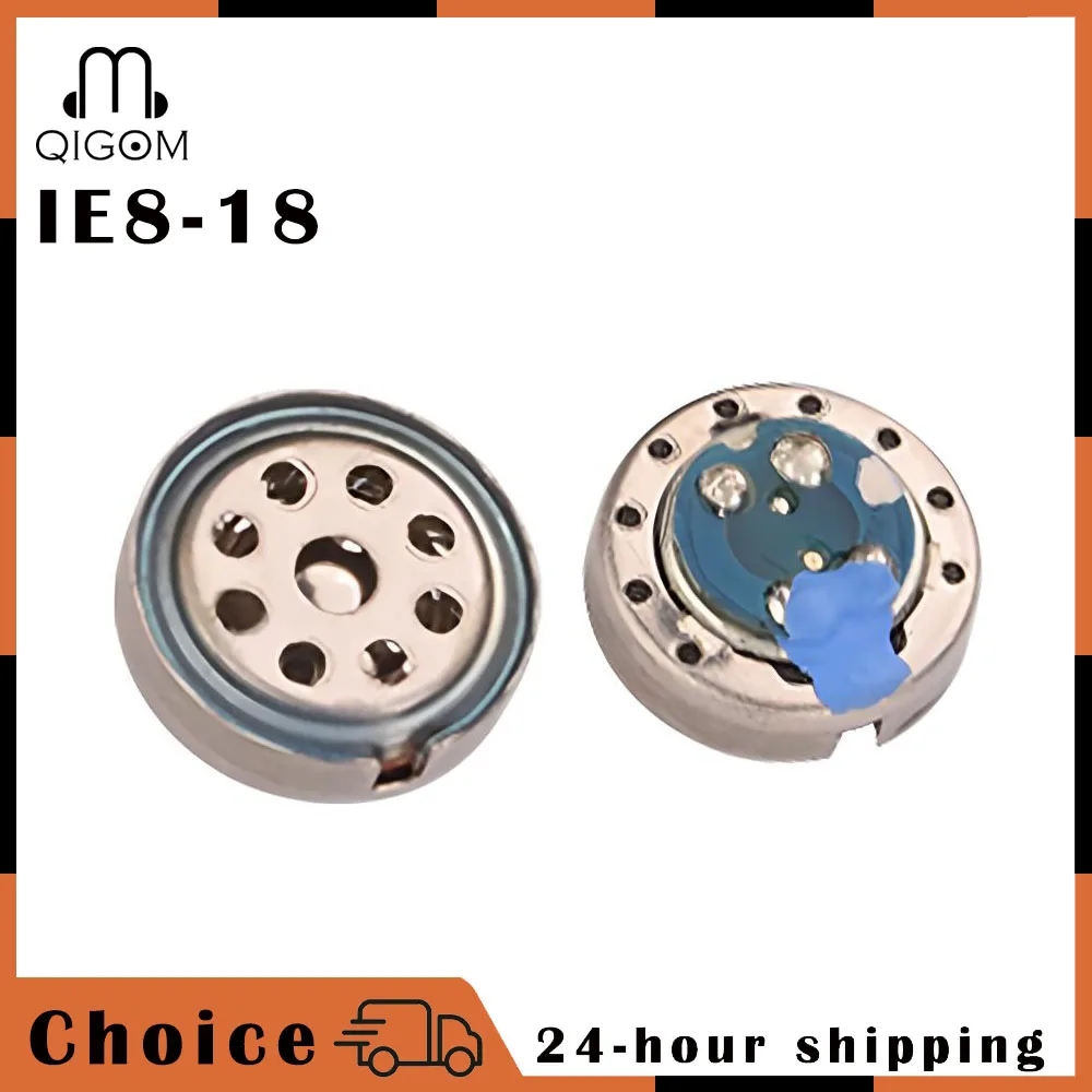 

QIGOM 10MM Dynamic Coil IE8-18 18ohms 105dB IE8 Titanium Film Compatible With IE6.7.8.80 Shells Vocal Resolution Version