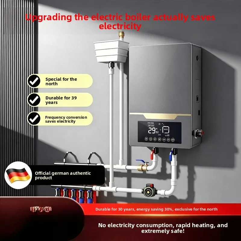 Floor-to-ceiling electric wall-hung boiler conversion energy-saving electric boiler, household three-phase floor heating