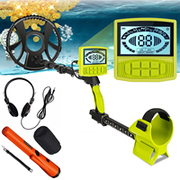 Professional Metal Detector, Gold Finder, Treasure Hunter, Powerful Waterproof Coil, Large LCD Display, New, M55B
