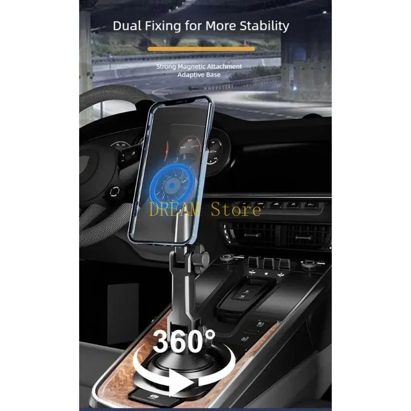 

Car Cup Holder Phones Mount with Adjustable for Smartphone Ensuring Secure Attachment best sale