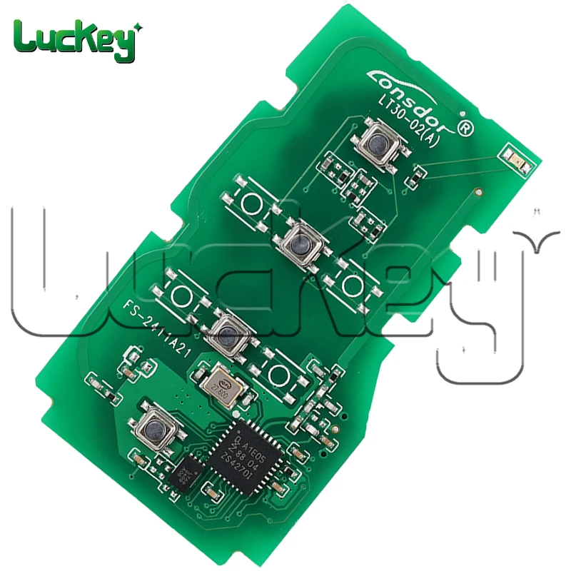 Universal 4A Chip Lonsdor LT30-02 for Toyota Levin Corolla Camry Allion Smart Key PCB with KH100+ K518 Series 312.09/314.35MHz
