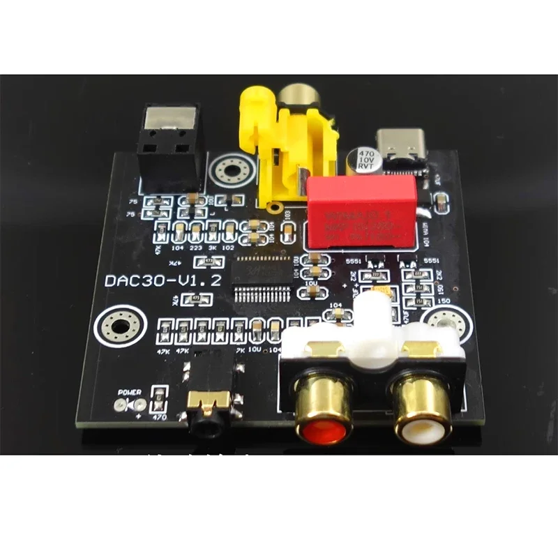 Convertidor de Audio Digital Hifi a Analógico, Receptor de Señal Musical Coaxial/Fibra Óptica, Convierte Salida a Decodificador DAC para Decodificador