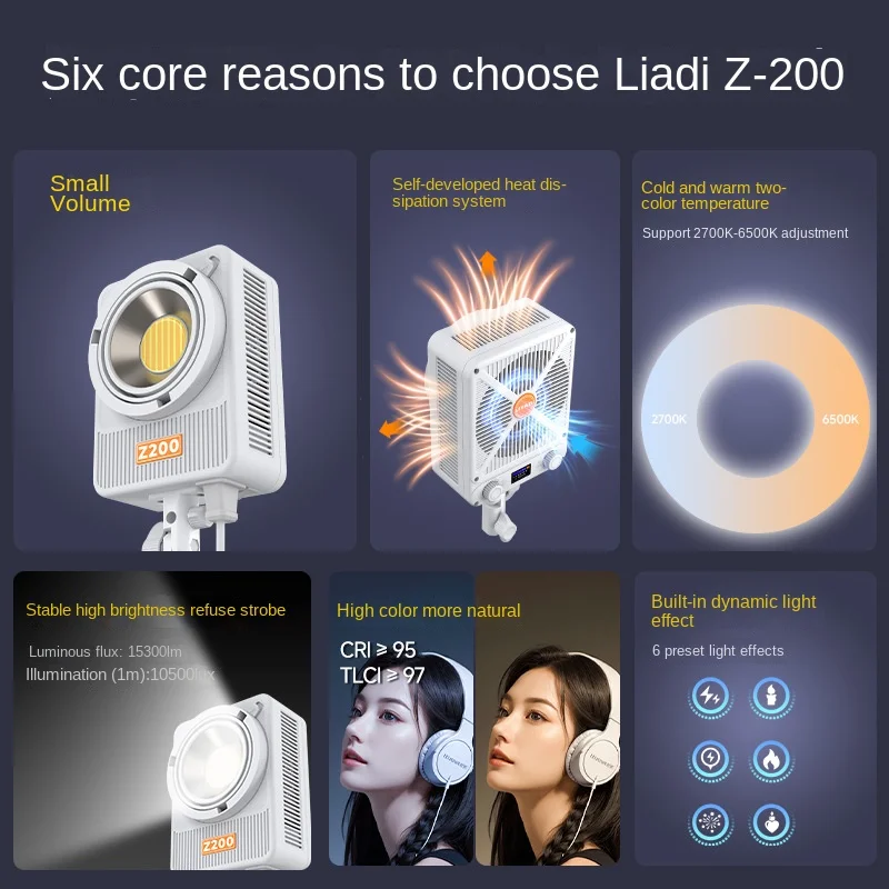 Z230 Metal Mini Live Fill Light Photography Special Sun Light 230W High Power Portable Soft Light Portrait Indoor App