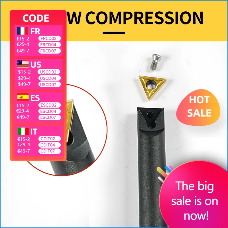 

Набор черных рукояток 1/2"X2, 1/2"X3, 1/2"X4, изготовленных с высокой точностью, совместимых с вставками TC11, для металлорежущих токарных инструментов.