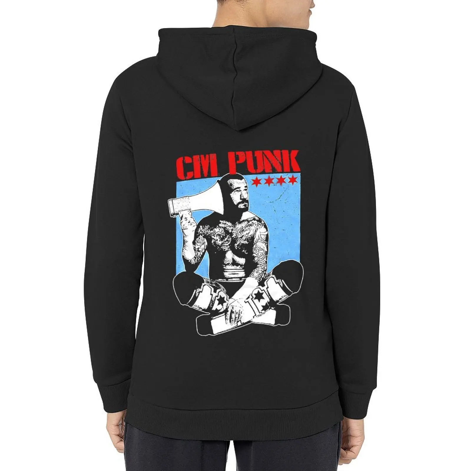 

Cm.Punk . Hoodie winter clothes mens designer clothes korean style clothes men's autumn hoodie oversize