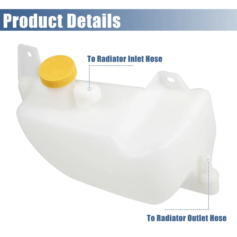 For Nissan Micra K11 1992-2003 Engine Coolant Expansion Header Tank Bottle with Cap 21710-43B01 for Vehicle Cooling System