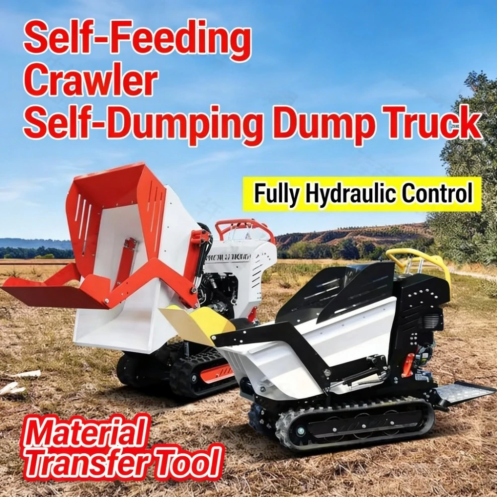 مركبة نقل هيدروليكية كاملة ذاتية التحميل لشاحنات قلابة من النوع الزاحف للتصدير لتربية المزرعة والتعامل مع البستان (الاستودع)