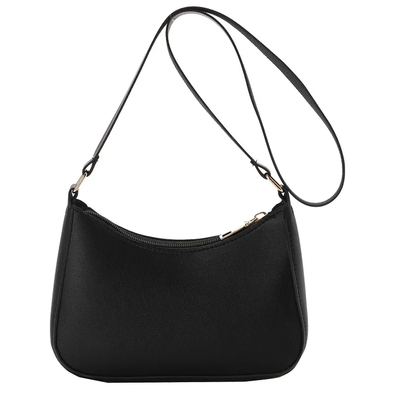 Bolso de mano Retro de cuero PU para mujer, bolsa de hombro y axilas, informal, de diseñador, Color sólido, gran oferta, nuevo, 2024