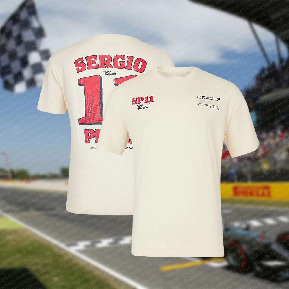 

2024/25 Latest Hot Selling Fashion F1 Race Men's Sportswear Summer Racing Fans Breathable Sweating Top