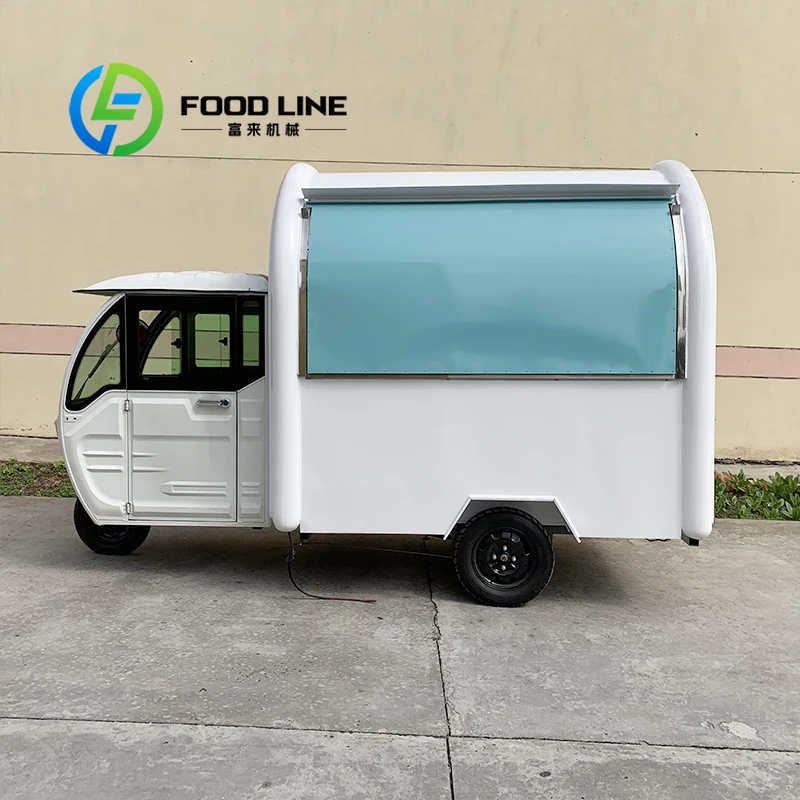 Portable Caravan Food Truck Trailer Commercial Kitchen for Street Vending and Pop Up Market Operations Customize