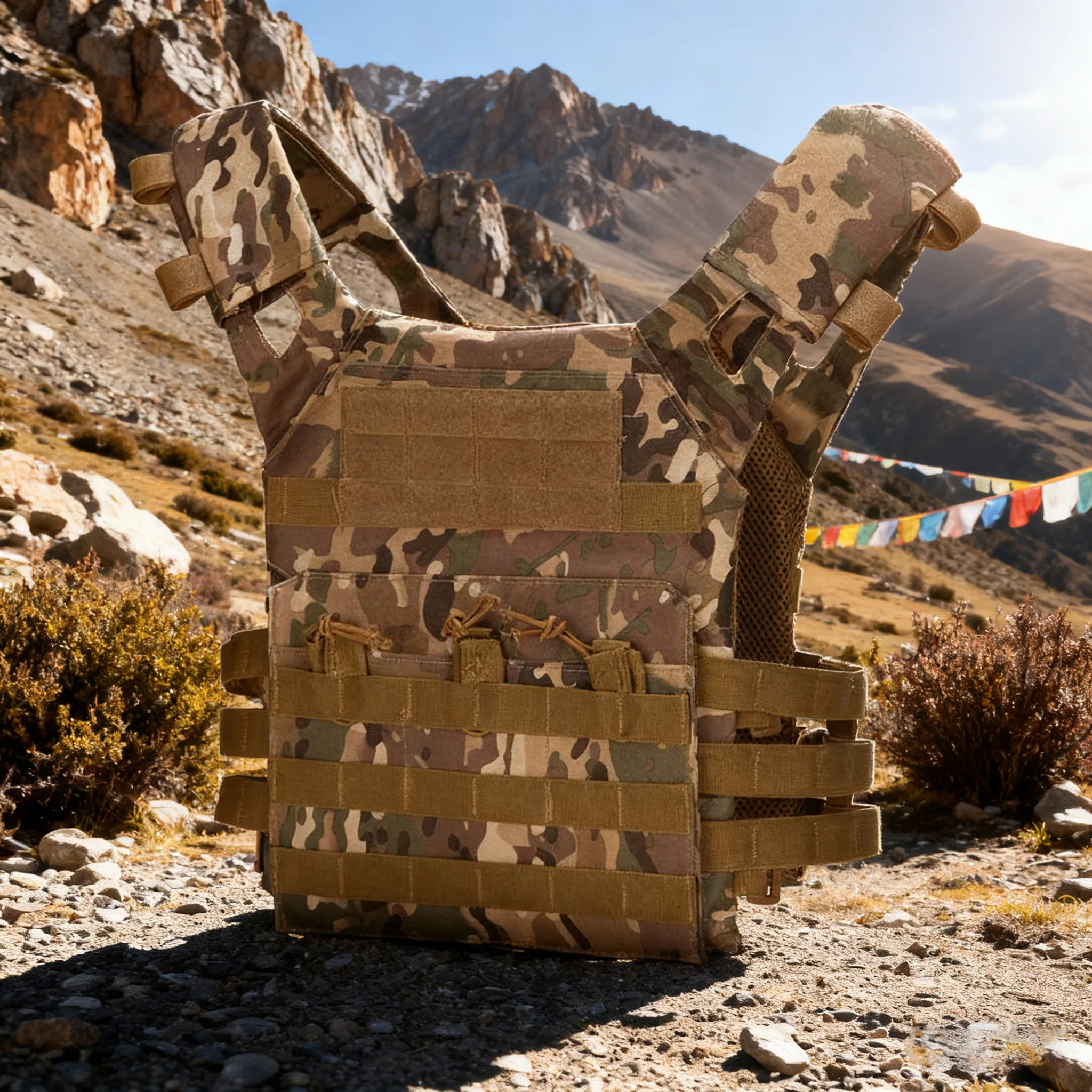 

Military tactical vest hunting carrier air gun accessories combat MOLLE camouflage vest CS game bulletproof equipment