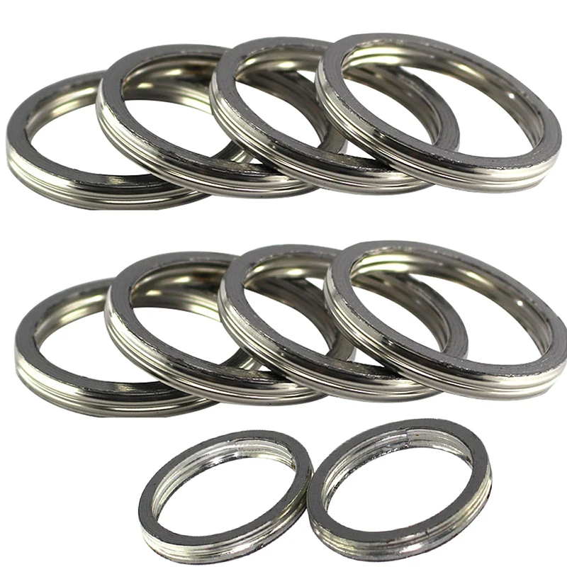 43MM Exhaust Pipe Gasket For Honda TRX450S 98-01 TRX450FE TRX450FM 02-04 TRX400FA 04-07 TRX420FA 09-13 TRX420FA2 15-21 TRX420FA1