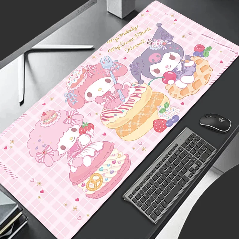 منصات الماوس الجلدية الألعاب أنيمي لوحة المفاتيح منصات الكمبيوتر سانريو كورومي ماوس منصات الماوس كمبيوتر محمول تمديد حصيرة مكتبية للفتيات ألعاب هدية