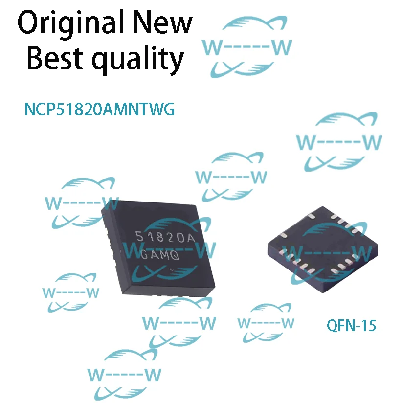 (2-20 PCS)New NCP51820AMNTWG NCP51820A 51820A QFN-15 IC CHIP