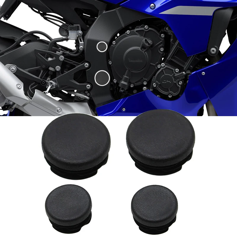 YZF-R1 Frame Hole Cover Caps Plug Decorative Frame Cap Set For Yamaha YZF R1 YZFR1 R1M 2015-2022 2016 2017 2018 2019 2020 2021