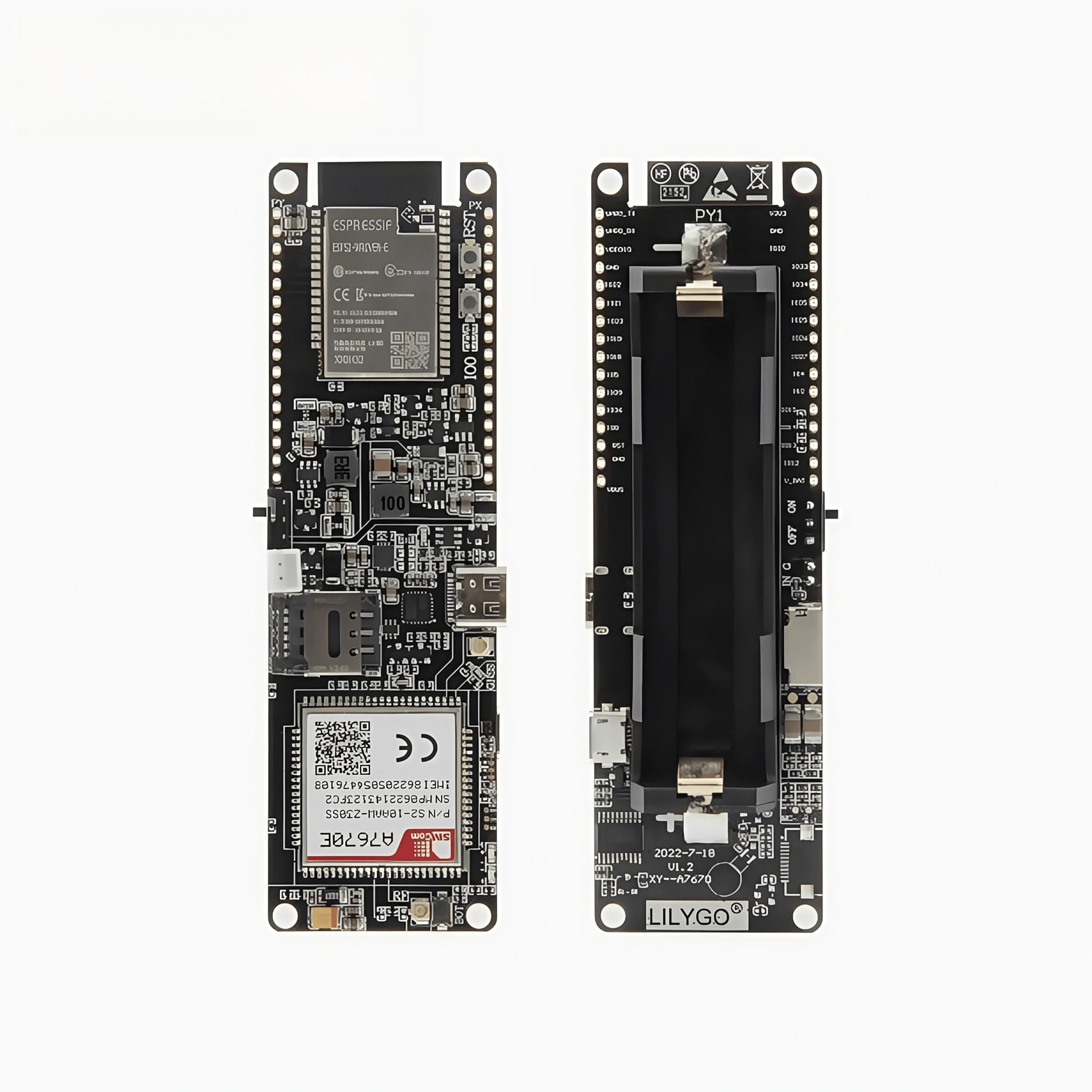 

LILYGO T-A7670E T-A7670G R2 4G LTE CAT1 ESP32 supports GSM GPRS EDGE