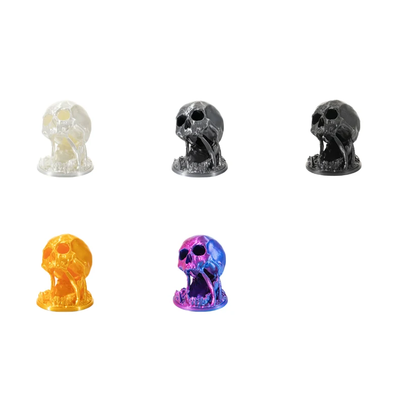 برج النرد مع جمجمة مطبوعة ثلاثية الأبعاد ، نرد d20 ، نرد عشوائي ، مجموعة نرد d20 متضمنة ، سطح الطاولة ، لعبة التدوير