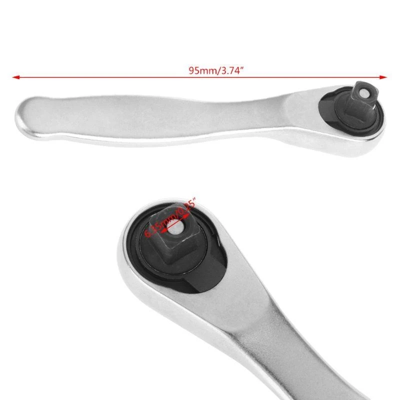 E06B 1/4 "Llave casco trinquete 72 dientes cuadrado automático liberación rápida para conducción cabeza spa