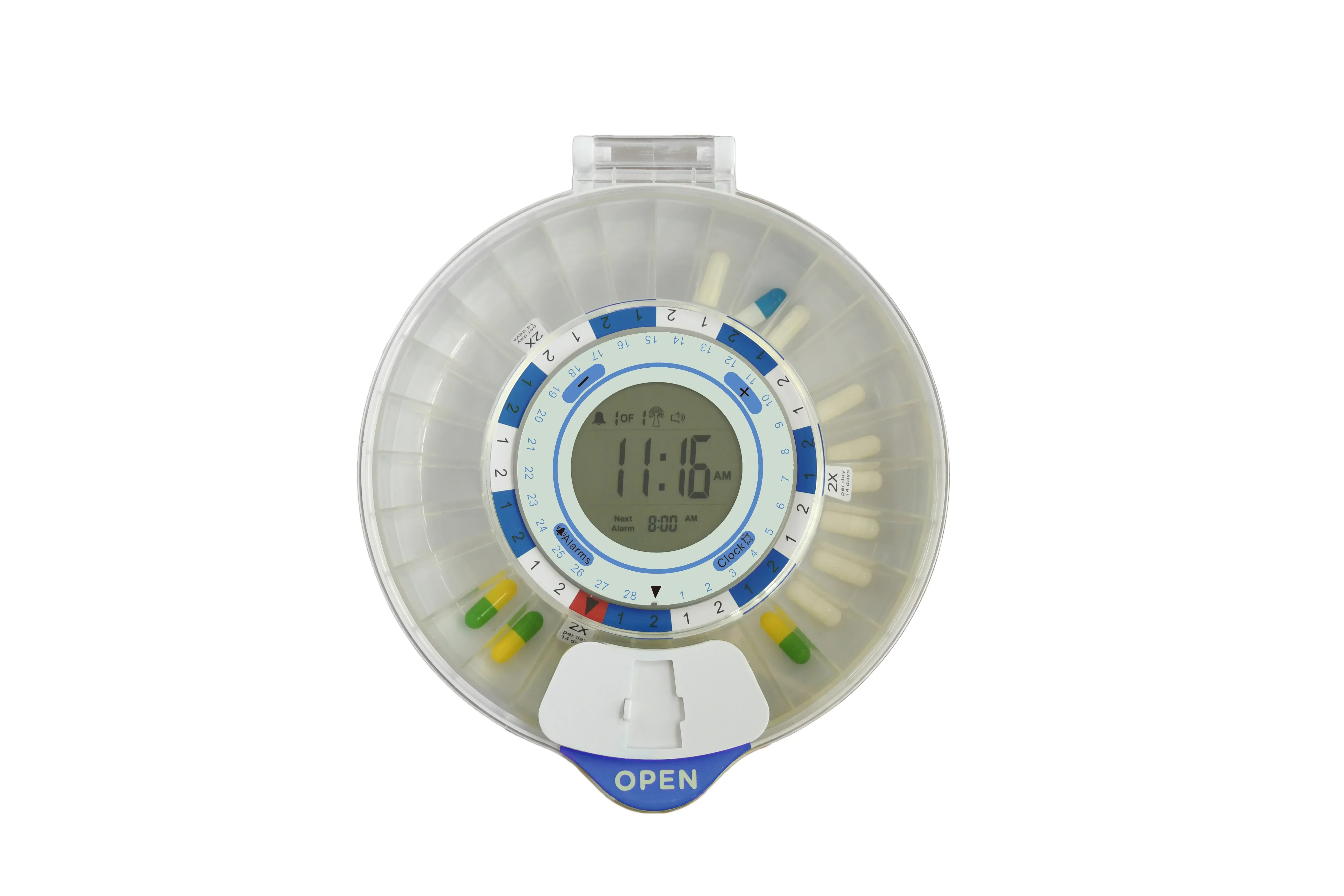 NEW In Stock SZMYQ Tuya Smart WiFi Automatic Pill Organizer Pill Box Dispenser for Elderly Alzheimers