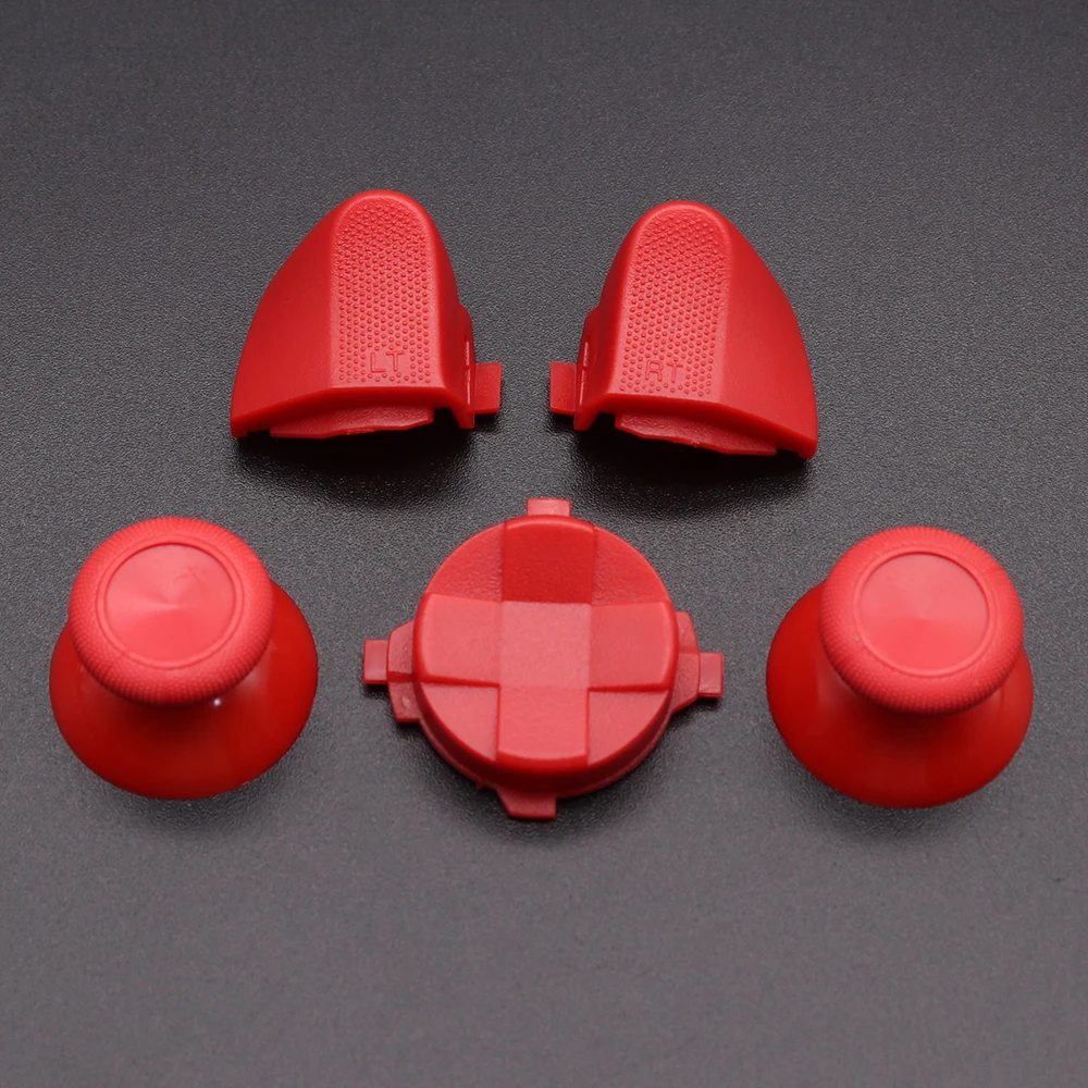 1ชุดสำหรับ Xbox Series XS ชุดปุ่มควบคุมปุ่มทริกเกอร์กันชน LT RT LB พร้อมอุปกรณ์เสริมปุ่ม D-Pad CROSS