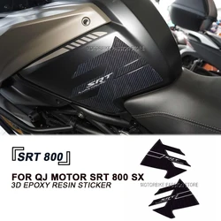 3D Epoxy Resin Protection Sticker Tank Pad Sticker Decoration and Protection Motorcycle Tank For QJ Motor SRT 800 SX