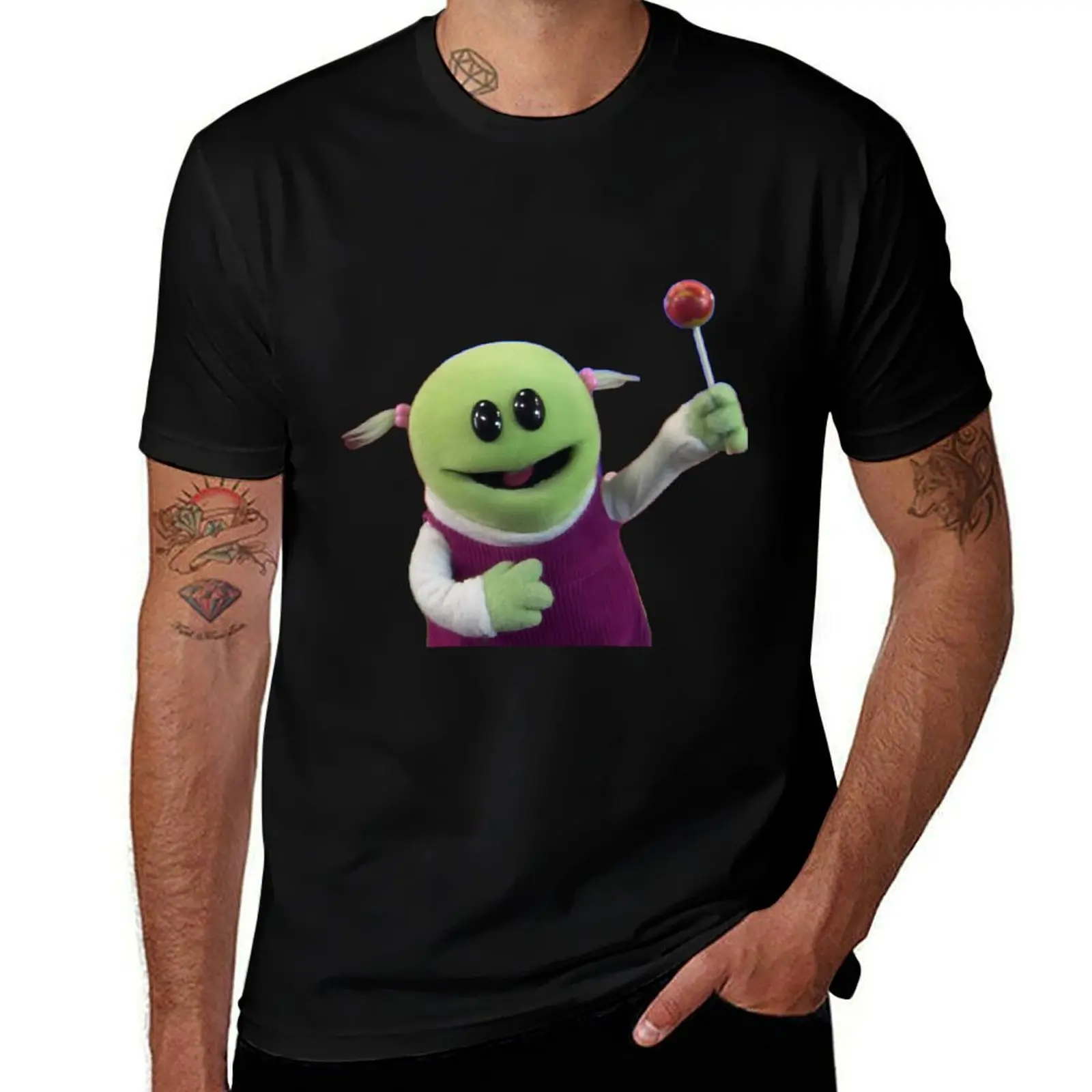 

Nanalan Lollipop T-Shirt Stylish Print Short Sleeve Tee