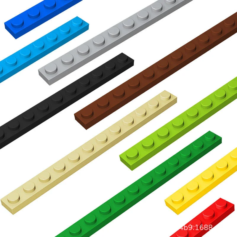 MOC 100PCS Puzzle Particle 60479 1x12 Board Building Blocks Kit Plate House Castle Bricks Idea Toys Xmas Gifts Dropshipping
