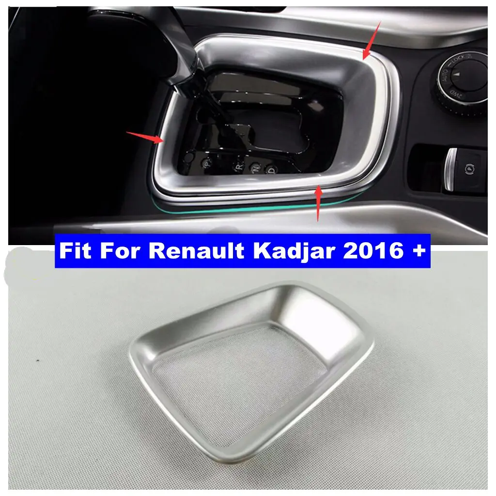 

Car Interior Accessories Stalls Inner Console Gear Shift Box Panel Decoration Cover Frame Trim For Renault Kadjar 2016 - 2022