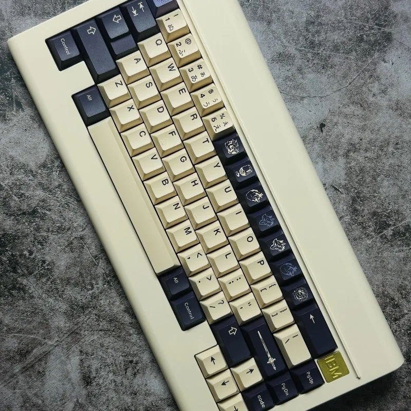 

GMK BURN THE WITCH Five Sided Thermal Sublimation Customized Ergonomic Personalized Keyboard Keycaps with 7U and Split Spaces