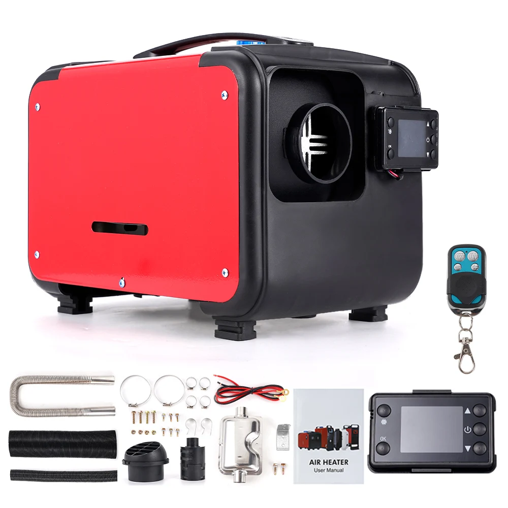 12V&24V Car Heater Diesel Air Heater Parking Diesel Air Heater All-In-One 2KW-8KW With LCD Switch for Car Truck Boat RV