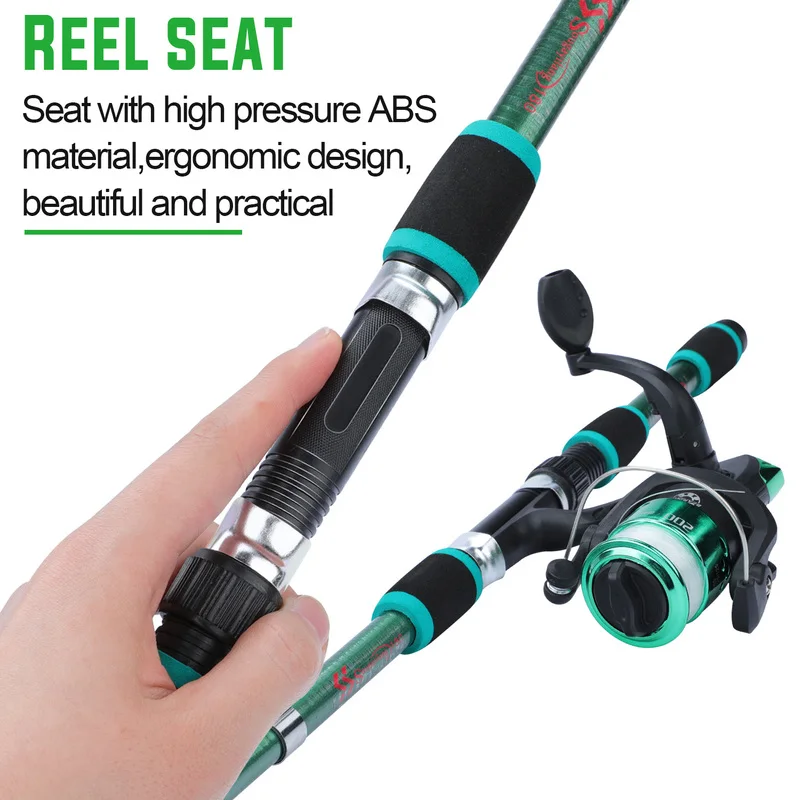 Sougayilang 1.8M Spinning Fishing Rod M Power Telescopic Rock Fishing Rod Carp Feeder Rod Surf Spinning Rod