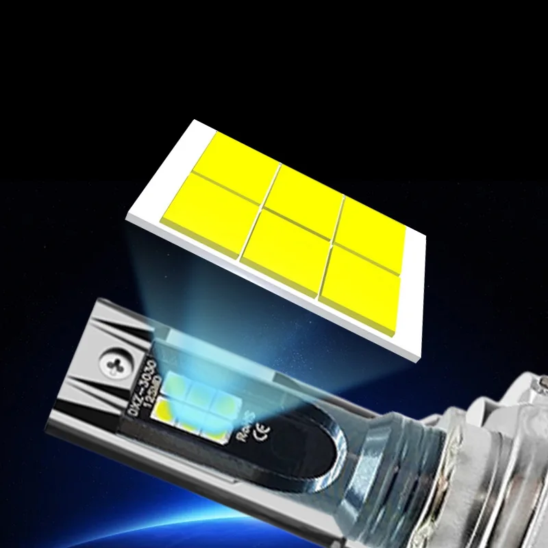 H8 H11 LED Bulbs H7 9005 HB3 9006 HB4 Led Lamp Super Bright Car Fog Lights Day Driving Running Light 12V 24V 6500K White Yellow view 6