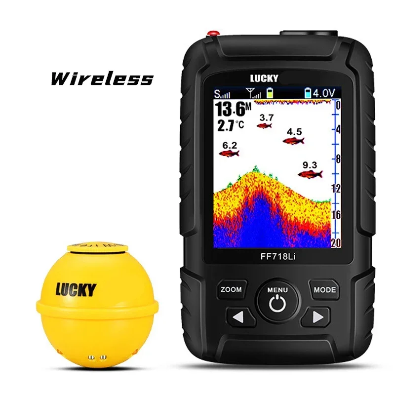 Hot New Offer ultrasonic Lowrance color screen sonar wireless visual HD underwater portable fish find