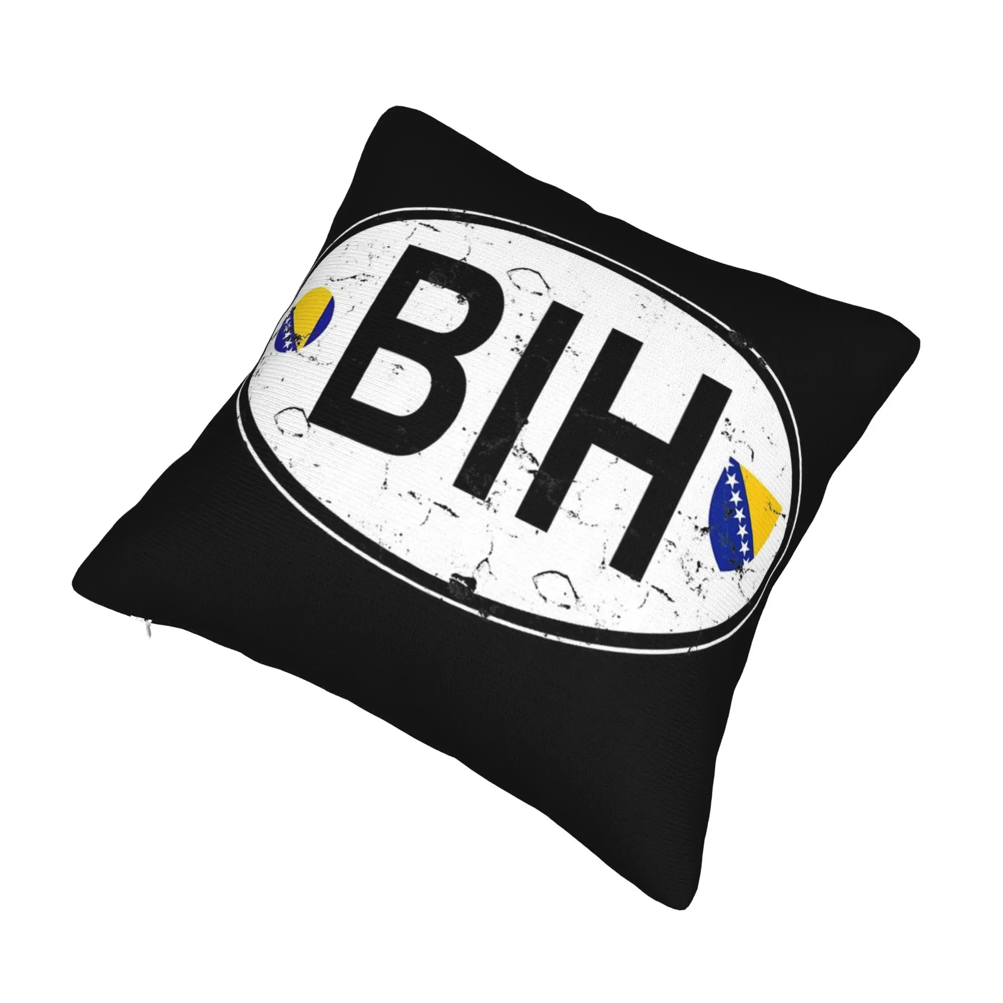 Decorative Pillowcases Bosnia and Herzegovina Flag Merchandise Home  Throw Pillow Case Cover Square Multi-Size