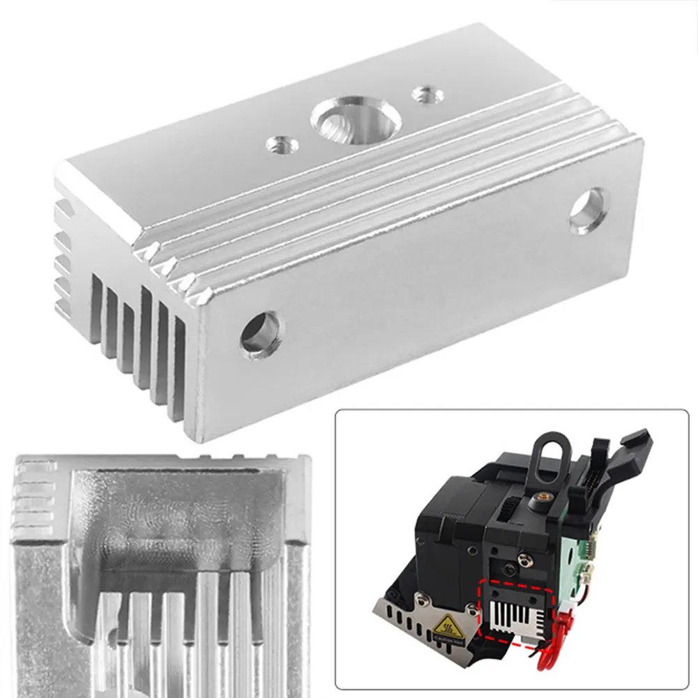 อ่างความร้อน 41 มม.x 20 มม.x 13 มม.3D เครื่องพิมพ์อลูมิเนียม Extruder ฮีทซิงค์ Extruder หม้อน้ําสําหรับ Sprite Extruder 3D เครื่องพิมพ์อุปกรณ์เสริม