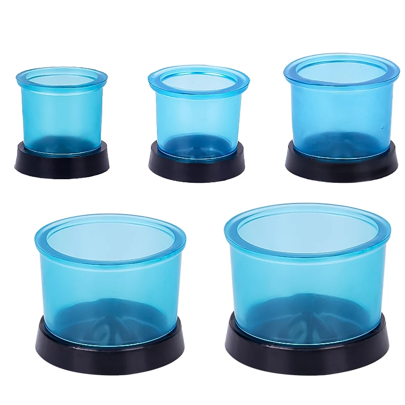 

1pc Blue Plastic Dental Casting Investment Ring Models Embedding Rings Wax-embedded Circle Centrifugal Casting Cup Tool