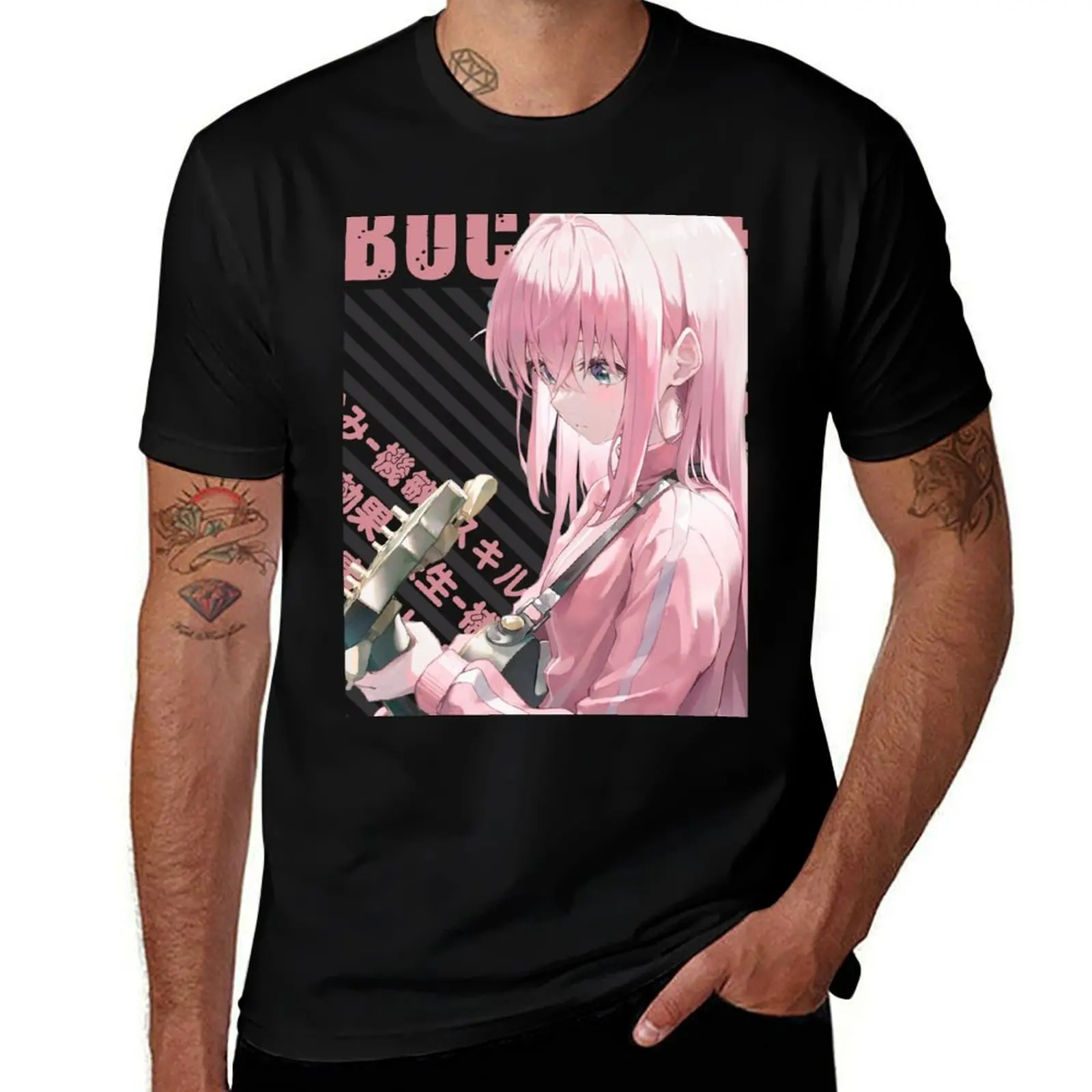 

Bocchi the Rock! - Hitori Gotou T-Shirt man t shirts for men funny t shirts cotton t shirts for man cotton T-Shirt