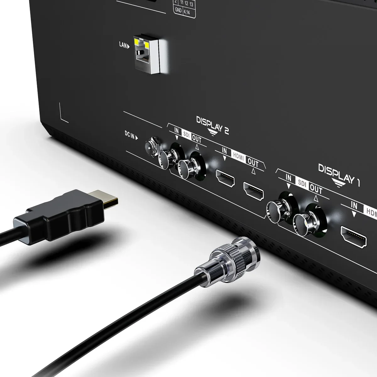 New 3RU Rack Mount surveillance with HDMI 2.0 and 12G-SDI Port Remote Control Broadcast surveillance factory
