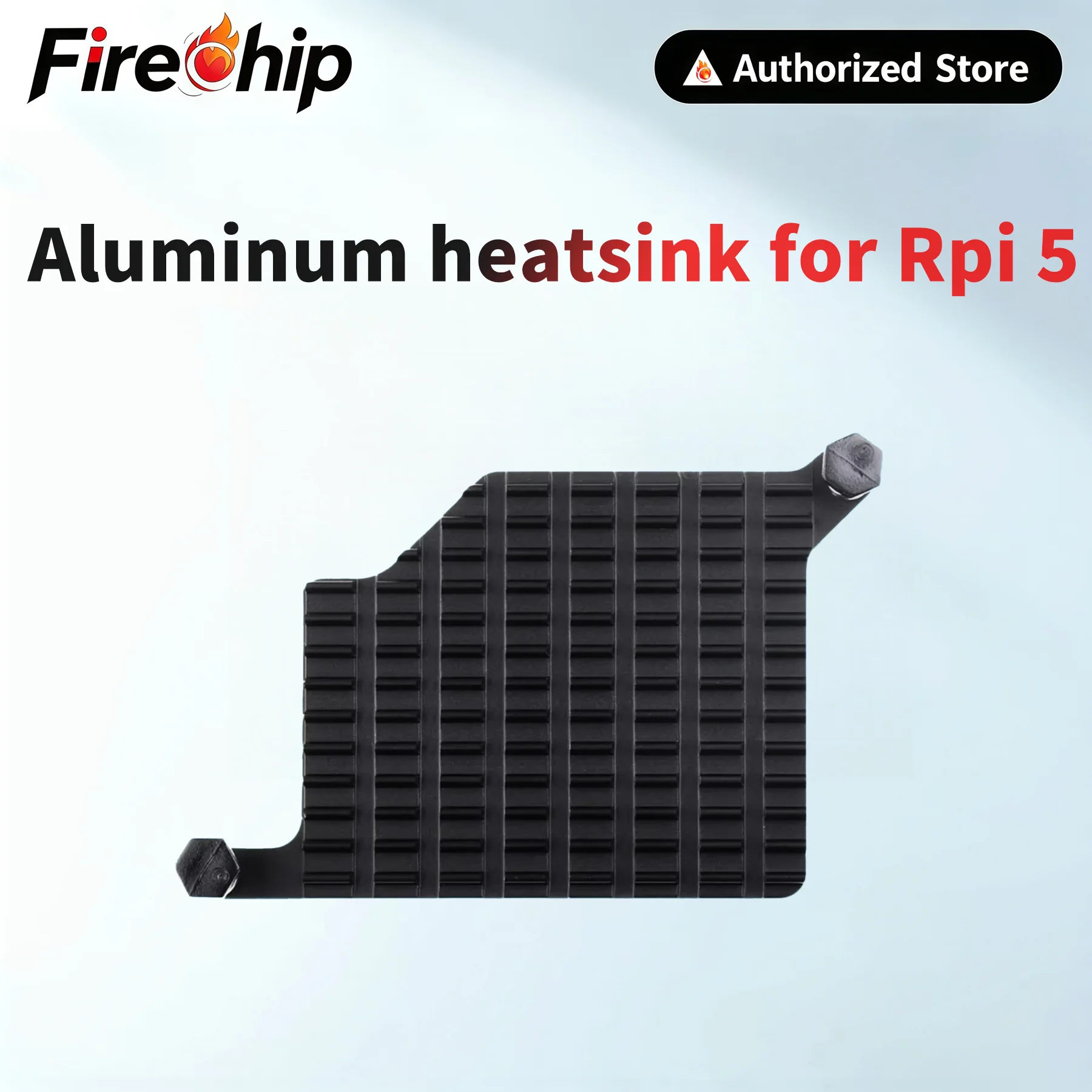 Waveshare Aluminum Heatsink for Raspberry Pi 5 with Thermal Pads Spring-Loaded Push Pins