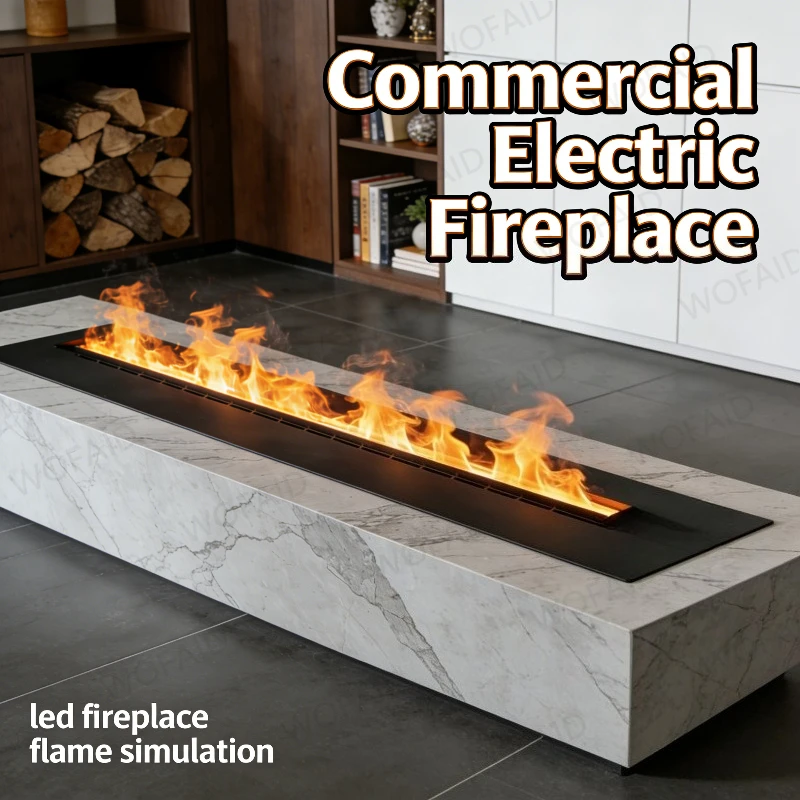 

Instant Steam Fireplace Electric Fireplace with Adjustable Flame Brightness, 3D Water Vapor Technology, Customize Your Mood